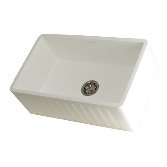 Arcticstone 30 Inch Farmhouse Kitchen Sink in White