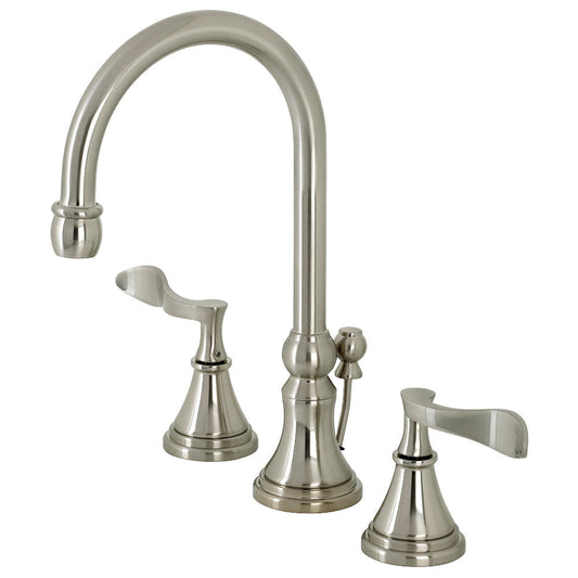 Century Widespread Bathroom Faucet in Brushed Nickel