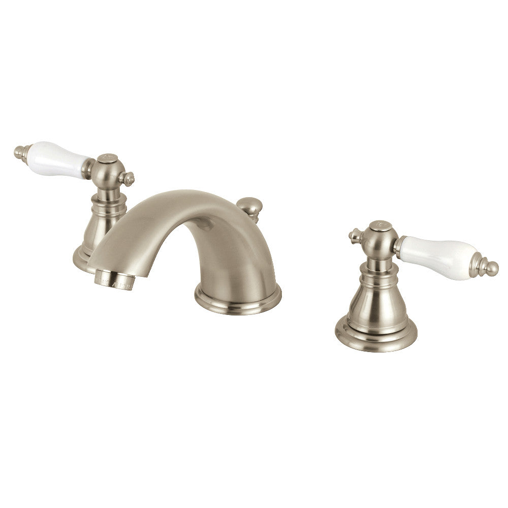American Patriot Widespread Bathroom Faucet in Brushed Nickel