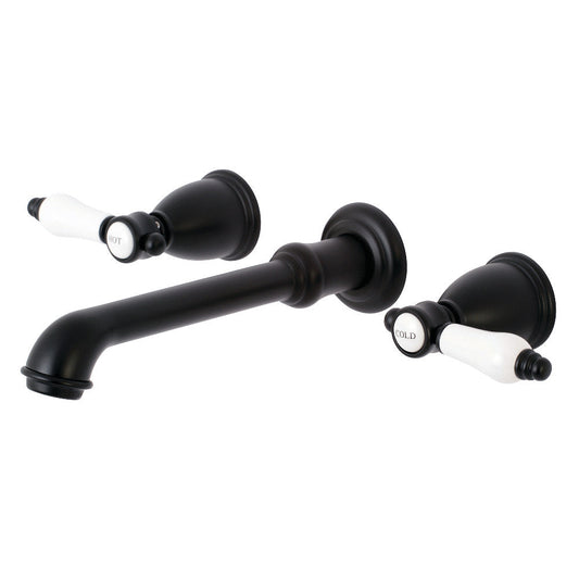 Bel-Air Wall-Mount Bathroom Faucet in Matte Black