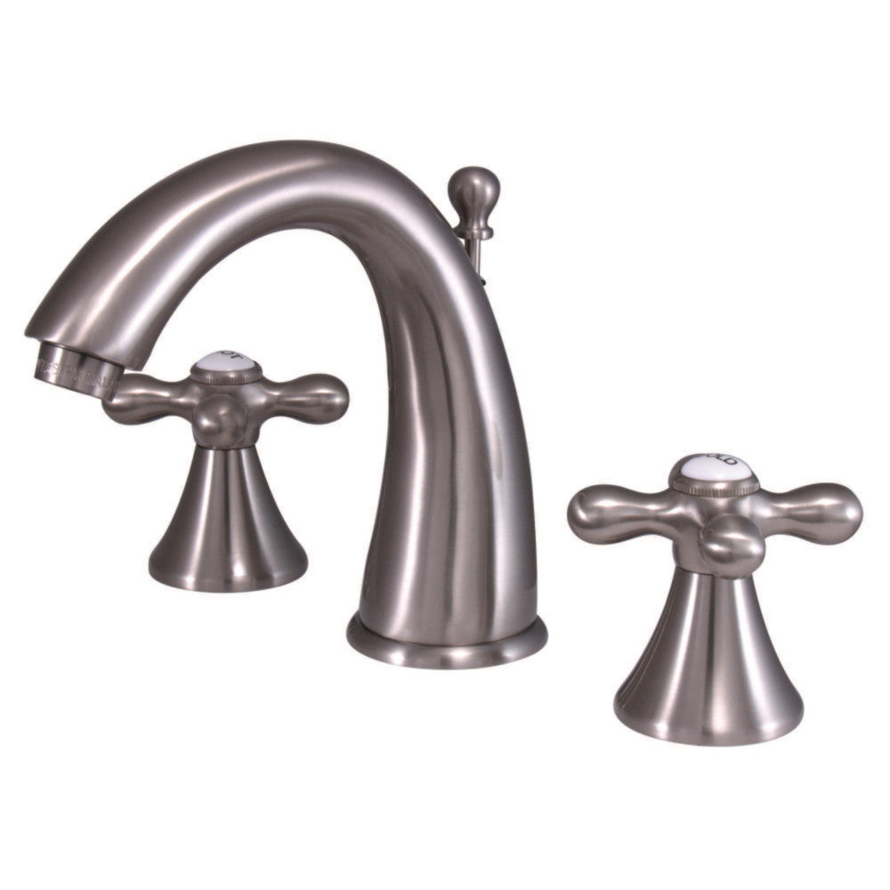 Naples Widespread Bathroom Faucet in Brushed Nickel