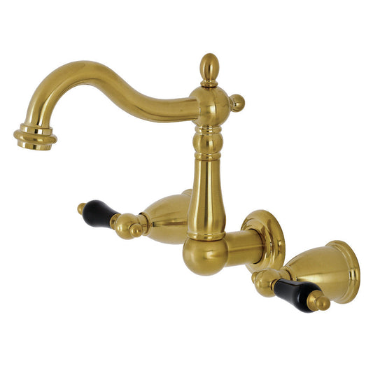 Duchess Wall-Mount Bathroom Faucet in Brushed Brass