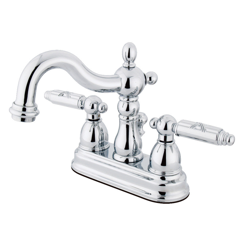 Heritage 4 Inch Centerset Bathroom Faucet in Polished Chrome