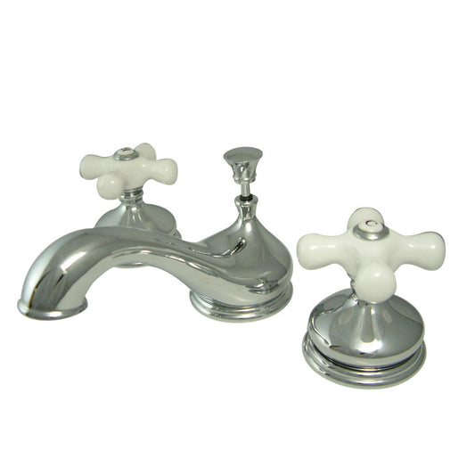 Heritage Widespread Bathroom Faucet in Polished Chrome