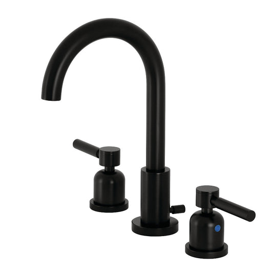 Concord Widespread Bathroom Faucet in Matte Black