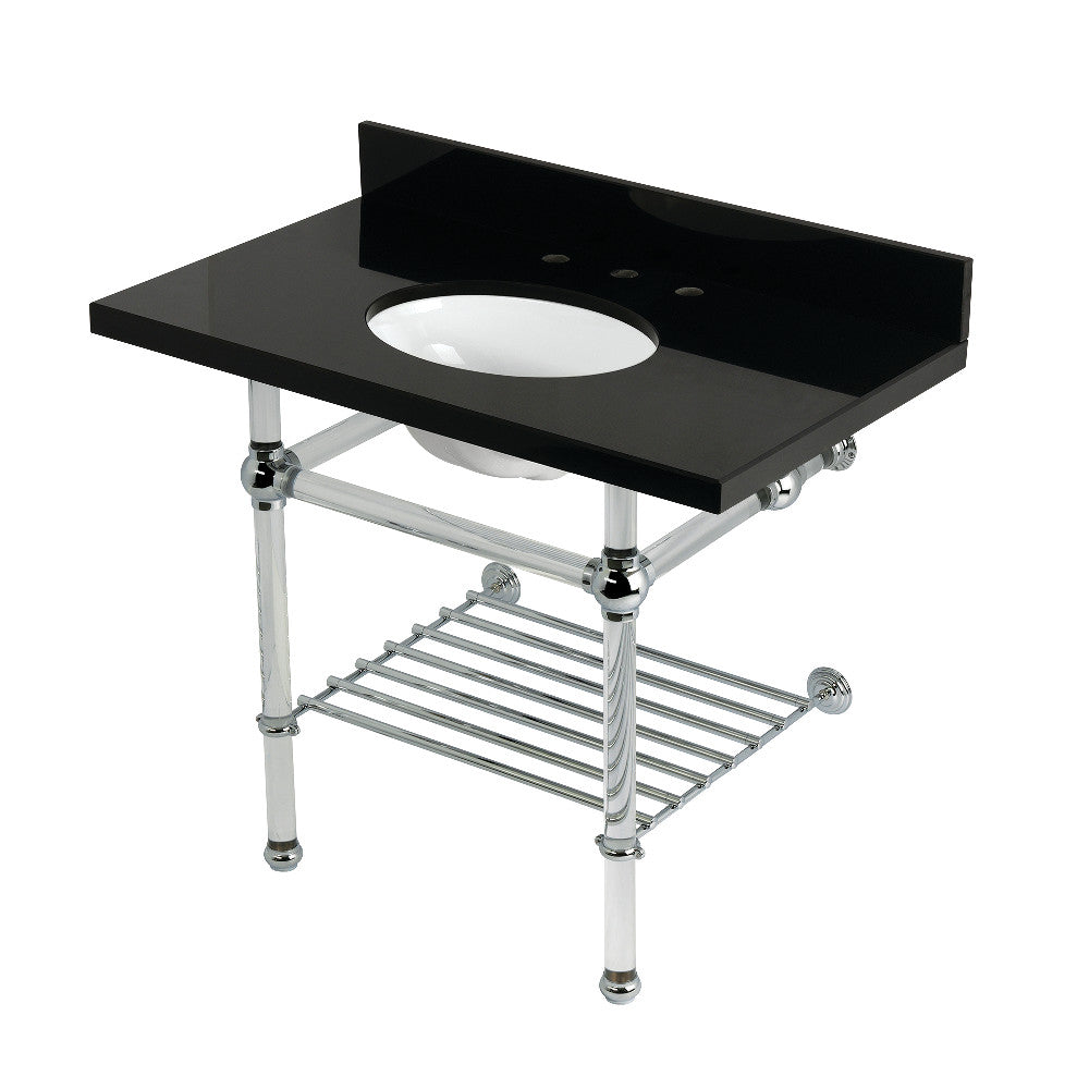 Templeton 36 Inch Console Sink in Polished Chrome