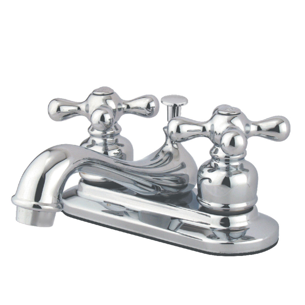 Restoration 4 Inch Centerset Bathroom Faucet in Polished Chrome