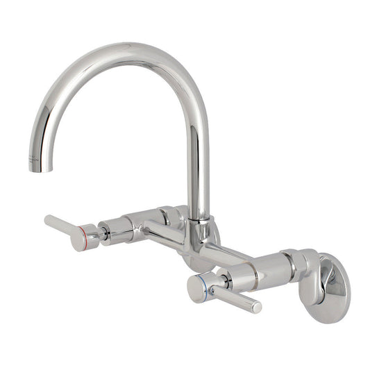 Concord Wall Mount Kitchen Faucet in Polished Chrome