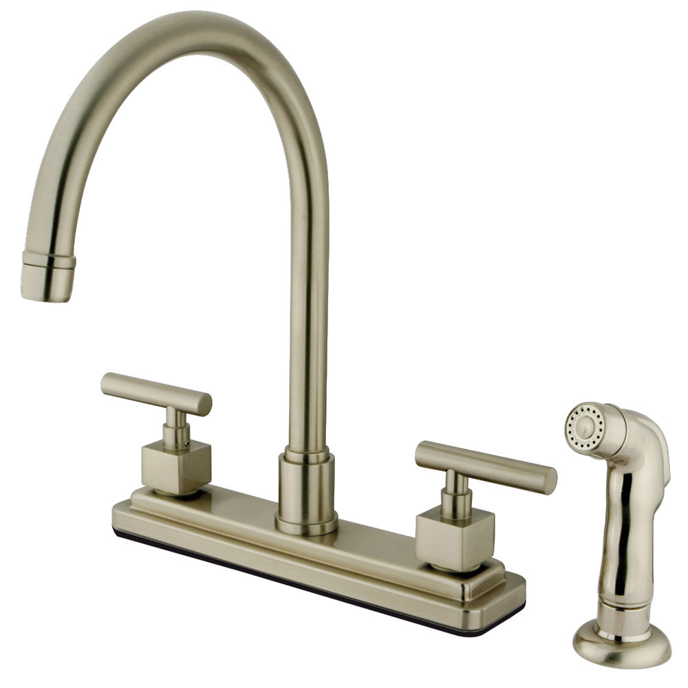Claremont Centerset Kitchen Faucet in Brushed Nickel