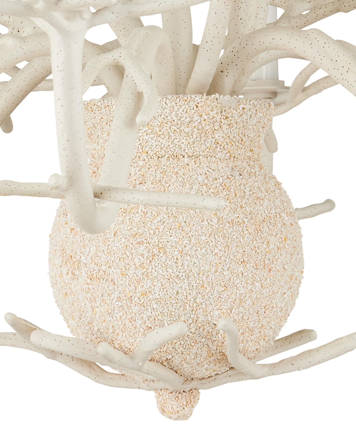 Seaward Small White Chandelier