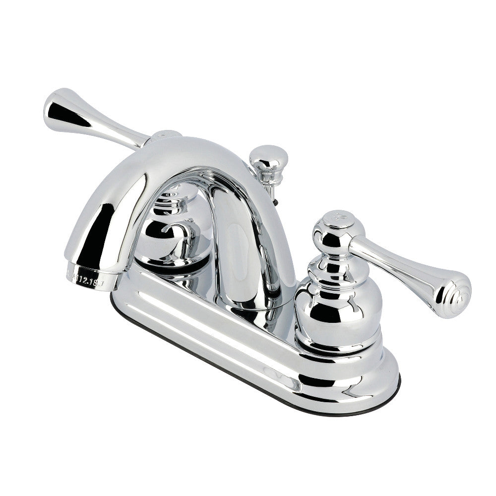 Vintage 4 Inch Centerset Bathroom Faucet in Polished Chrome