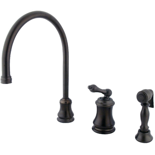 Restoration Widespread Kitchen Faucet in Oil Rubbed Bronze