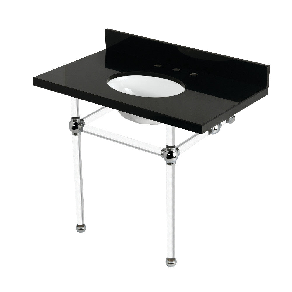 Templeton 36 Inch Console Sink in Polished Chrome