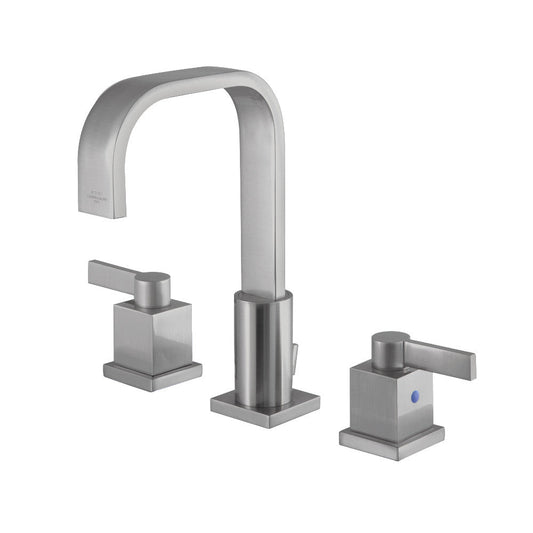 Meridian Widespread Bathroom Faucet in Brushed Nickel