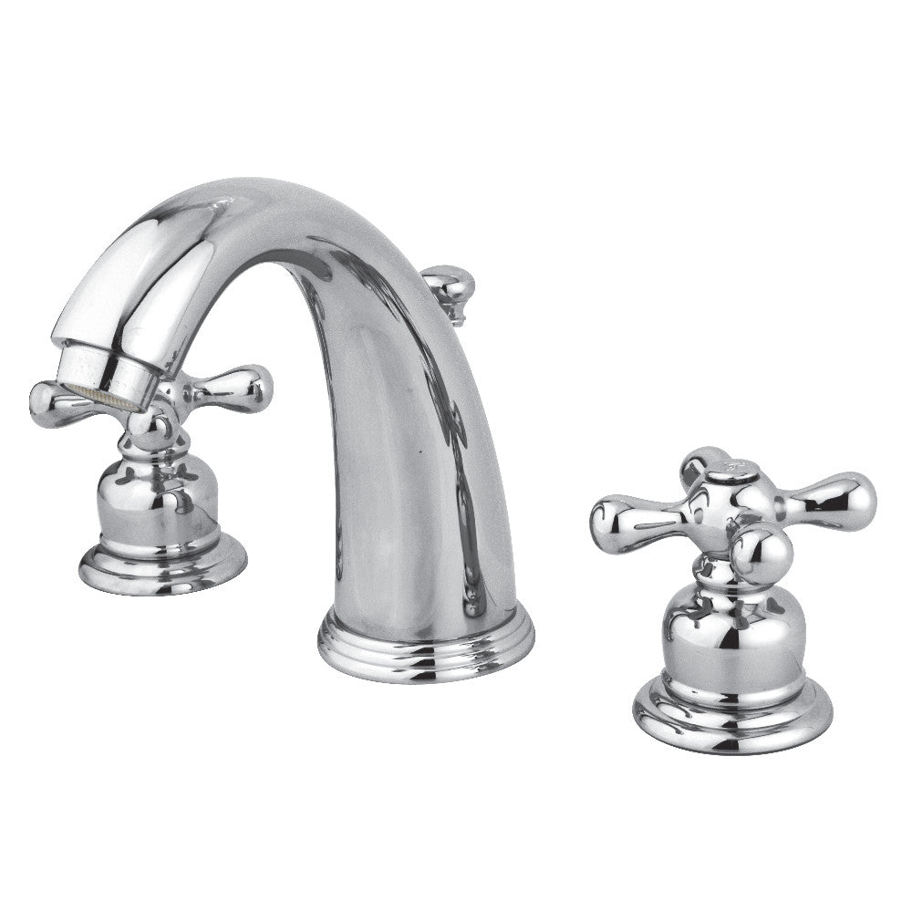Victorian Widespread Bathroom Faucet in Polished Chrome