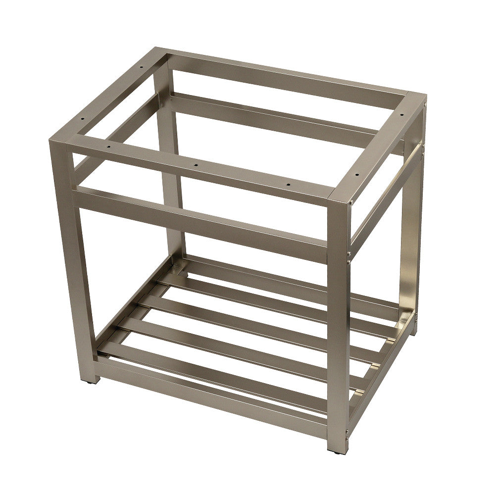 Kingston Commercial 31 Inch Console Sink in Brushed Nickel