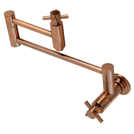 Concord Pot Filler Faucet in Antique Copper