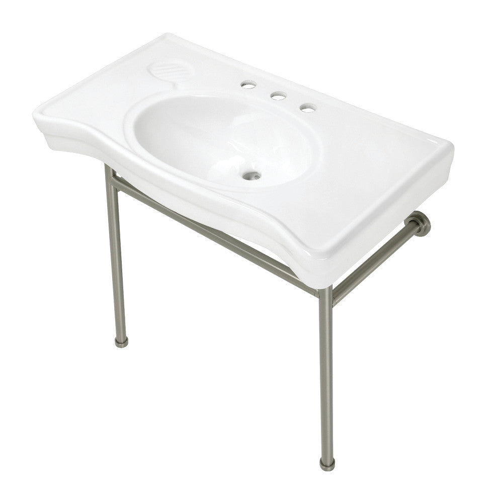 Bristol 35.81 Inch Console Sink in White