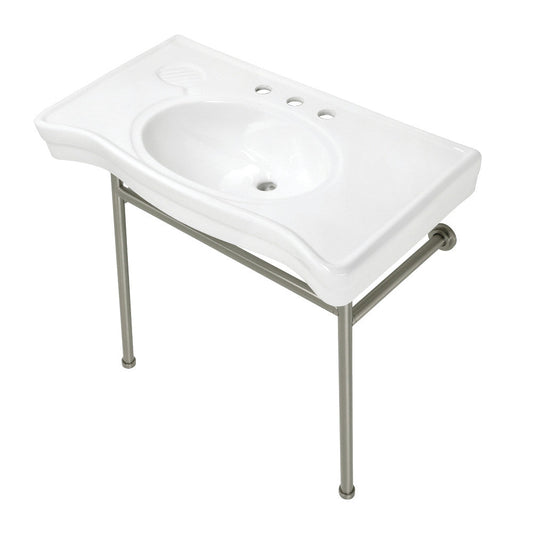 Bristol 35.81 Inch Console Sink in White