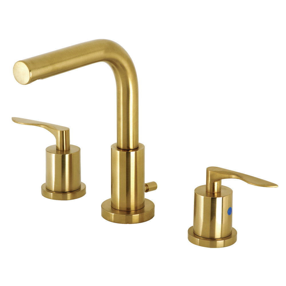 Serena Widespread Bathroom Faucet in Brushed Brass