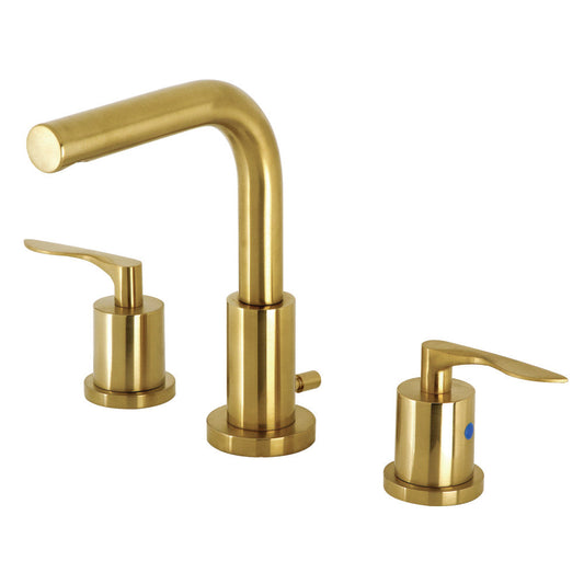 Serena Widespread Bathroom Faucet in Brushed Brass