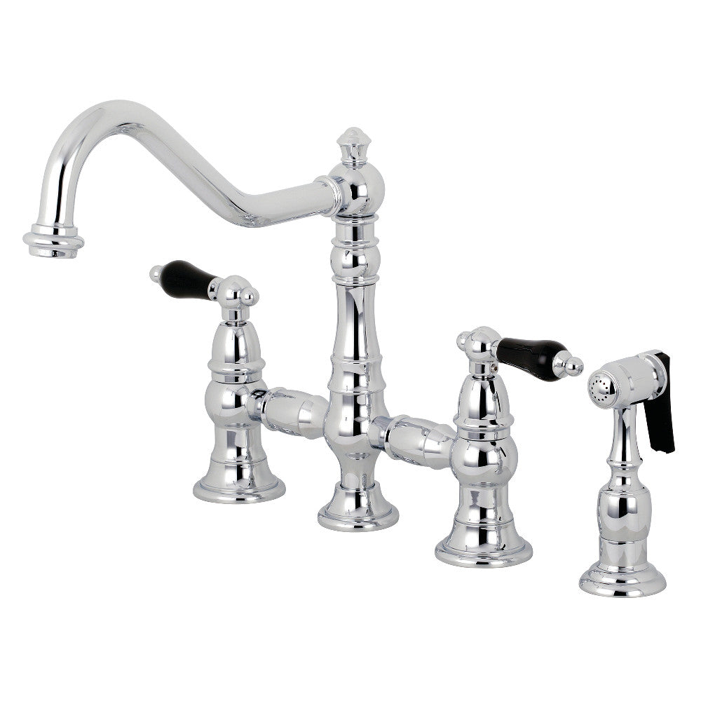 Duchess Bridge Kitchen Faucet in Polished Chrome
