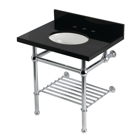 Templeton 30 Inch Console Sink in Polished Chrome