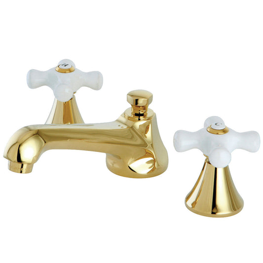 Widespread Bathroom Faucet in Polished Brass
