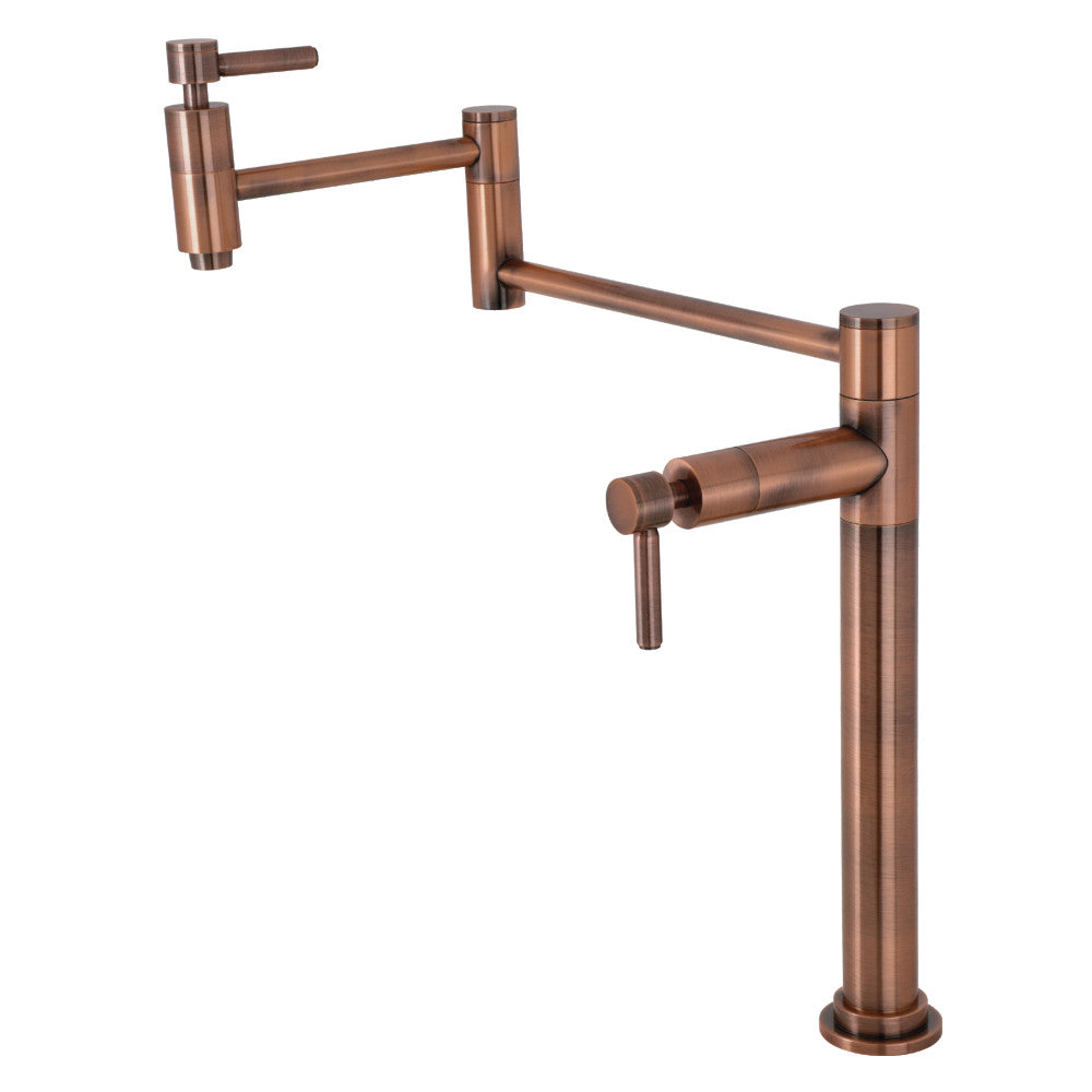 Concord Pot Filler Faucet in Antique Copper