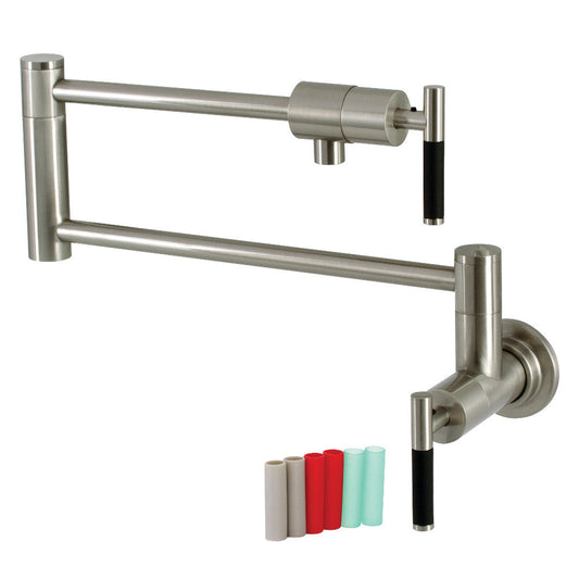 Kaiser Pot Filler Faucet in Brushed Nickel