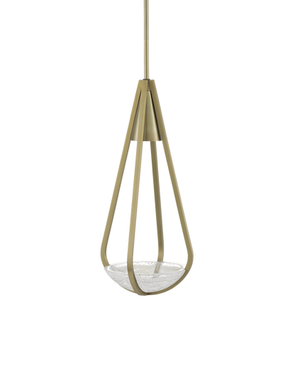 Nefertiti Brass Pendant