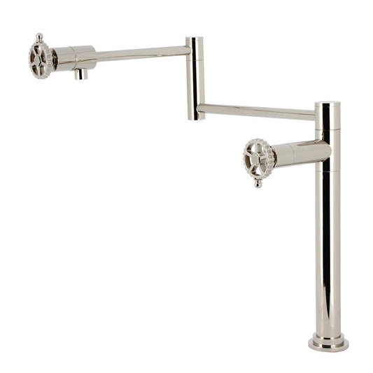 Fuller Pot Filler Faucet in Polished Nickel