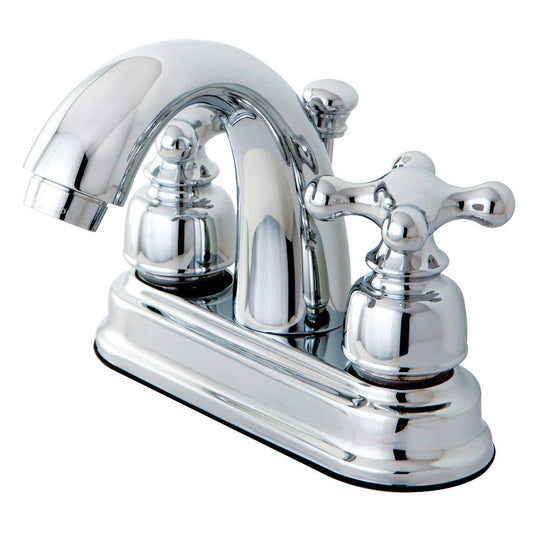 Restoration 4 Inch Centerset Bathroom Faucet in Polished Chrome