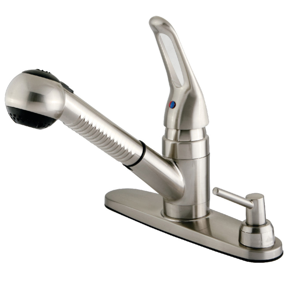 Pull-Out Kitchen Faucet in Brushed Nickel