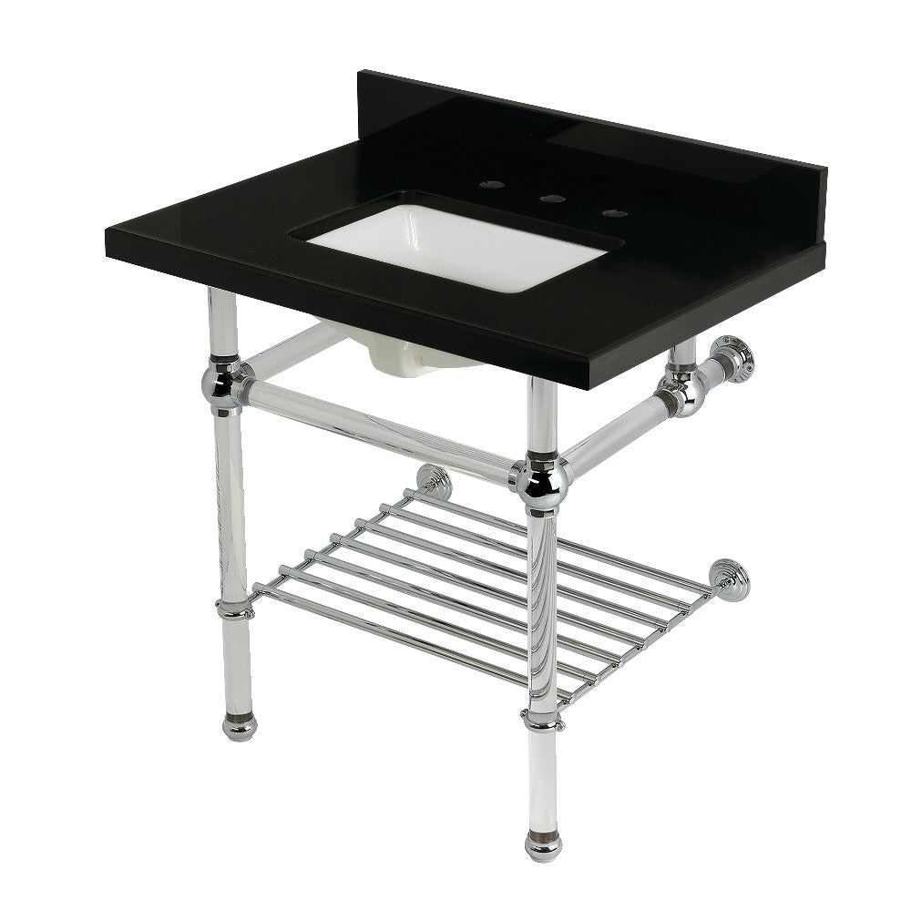 Templeton 30 Inch Console Sink in Polished Chrome