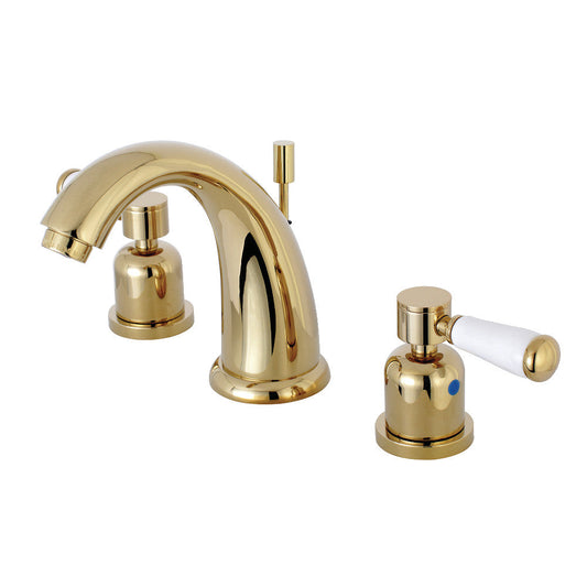Paris Widespread Bathroom Faucet in Polished Brass