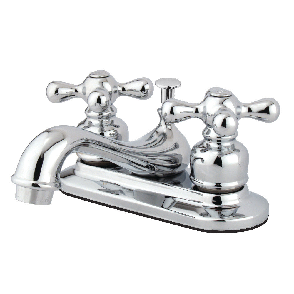 Restoration 4 Inch Centerset Bathroom Faucet in Polished Chrome