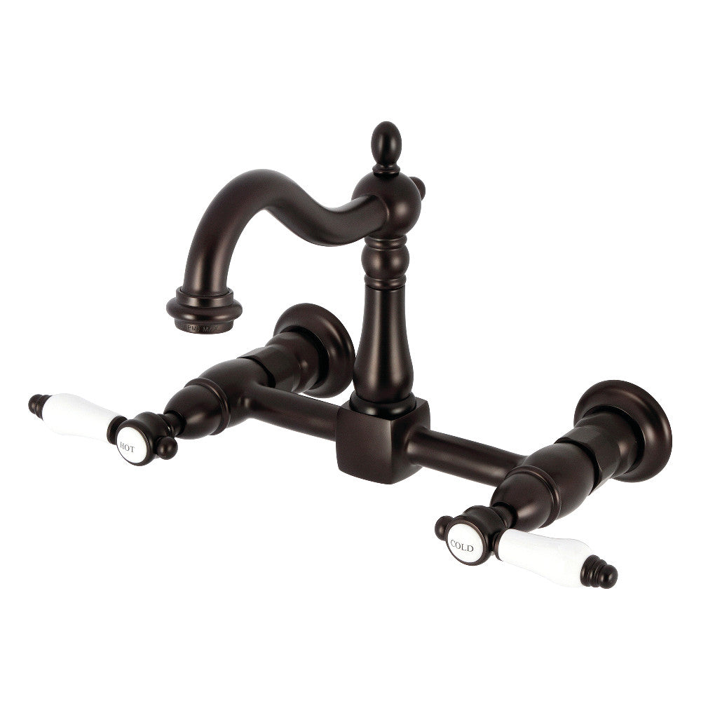 Bel-Air Wall Mount Kitchen Faucet in Oil Rubbed Bronze