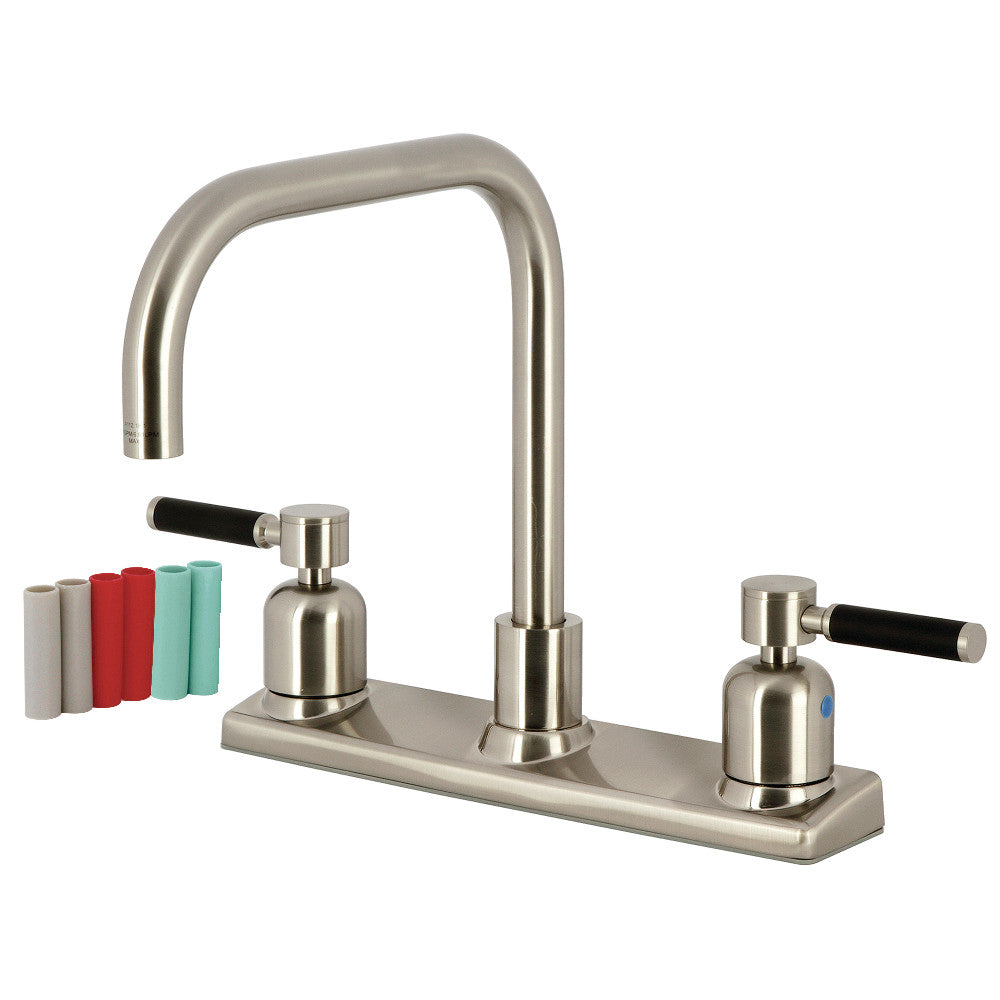 Kaiser Centerset Kitchen Faucet in Brushed Nickel