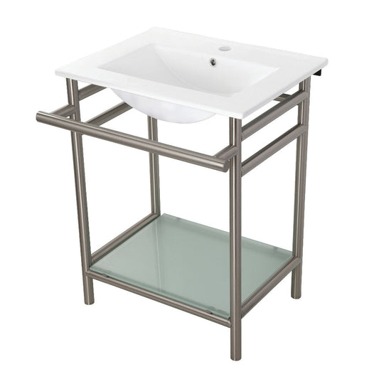 Sheridan 24 Inch Console Sink in White