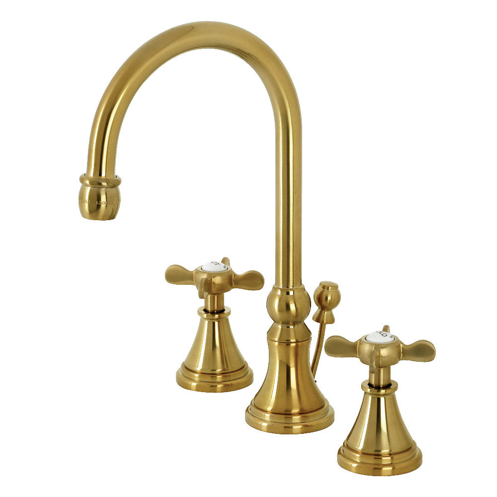 Essex Widespread Bathroom Faucet in Brushed Brass