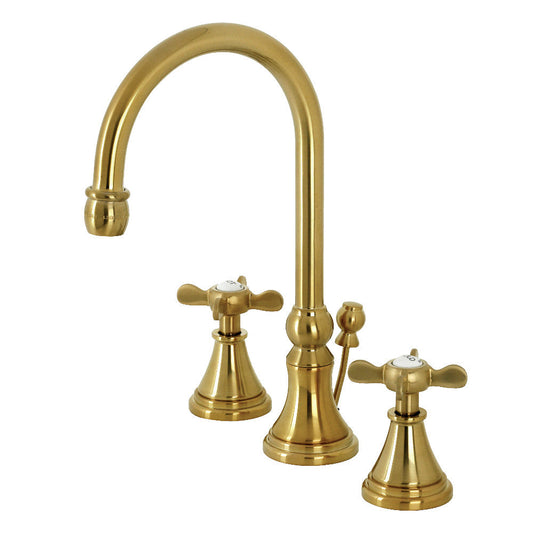 Essex Widespread Bathroom Faucet in Brushed Brass