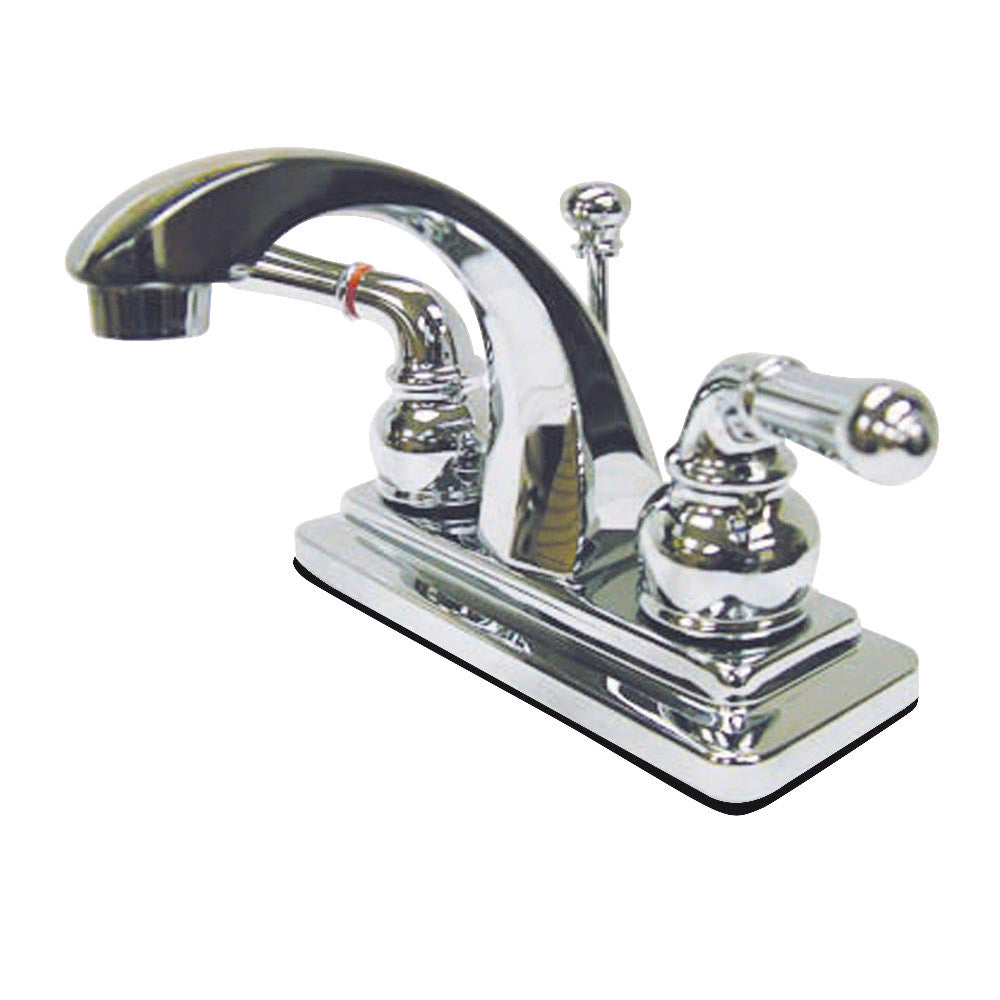Naples 4 Inch Centerset Bathroom Faucet in Polished Chrome
