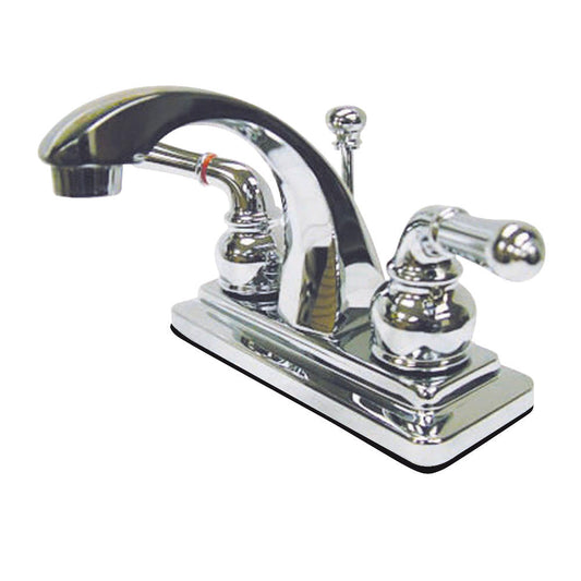Naples 4 Inch Centerset Bathroom Faucet in Polished Chrome