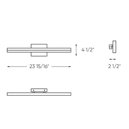 24 Inch CCT LED Linear Vanity Light
