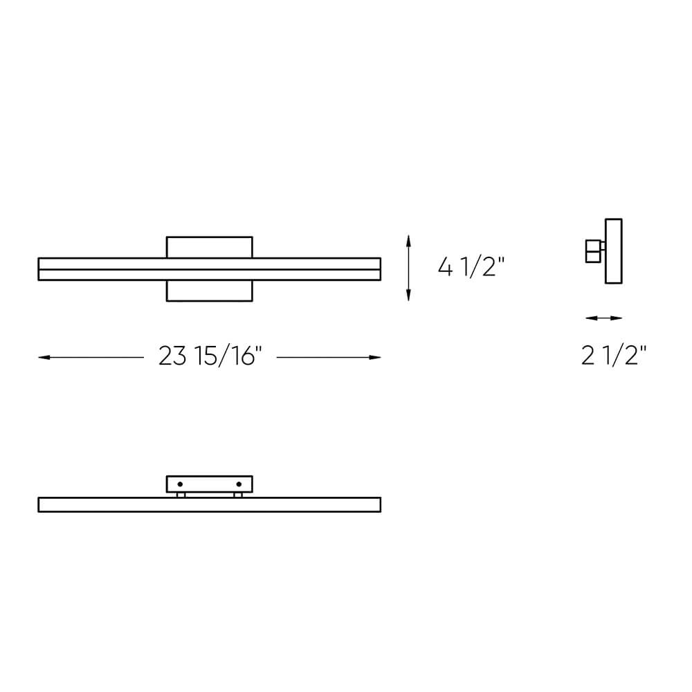 24 Inch CCT LED Linear Vanity Light