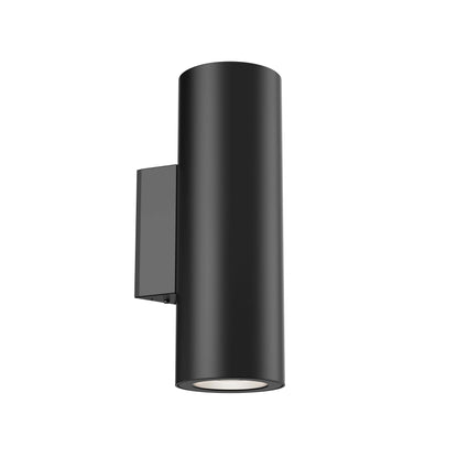4in Round Wall Sconce, 120v, Triac - Black