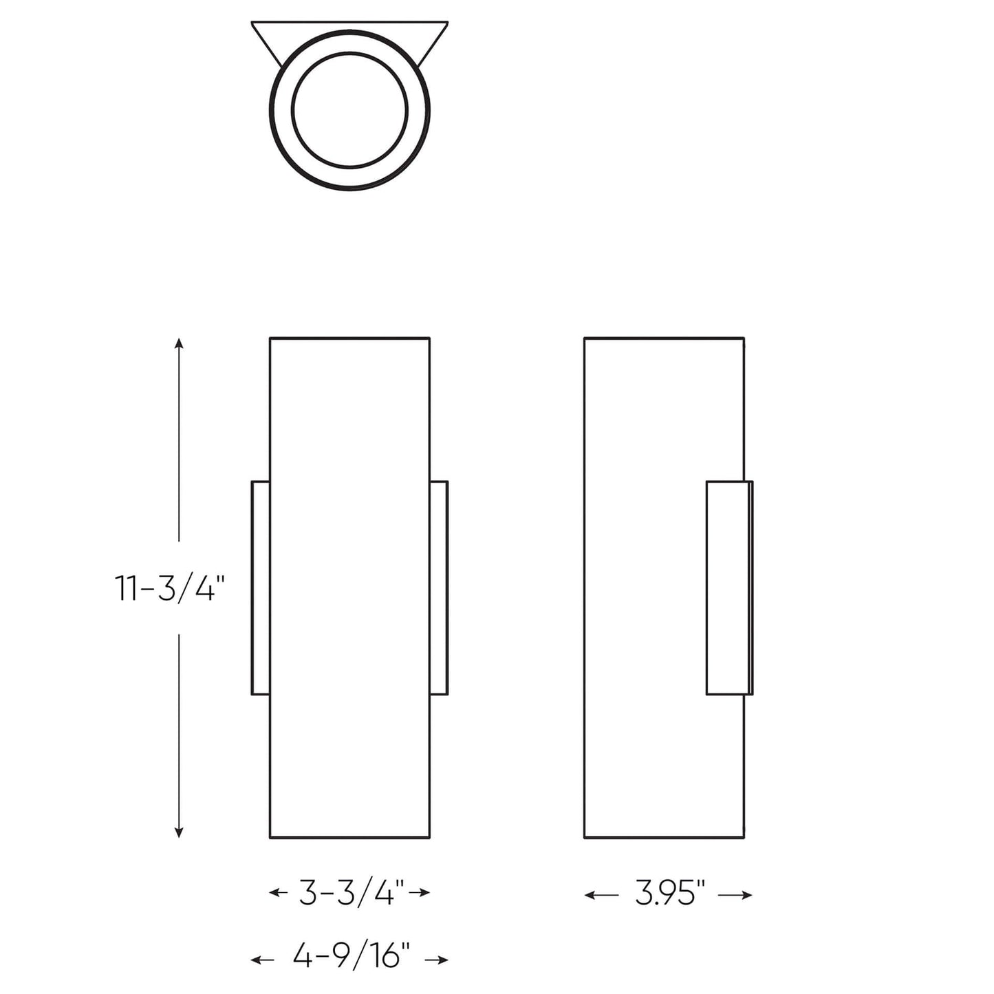 4 Inch Round Adjustable LED Cylinder Sconce