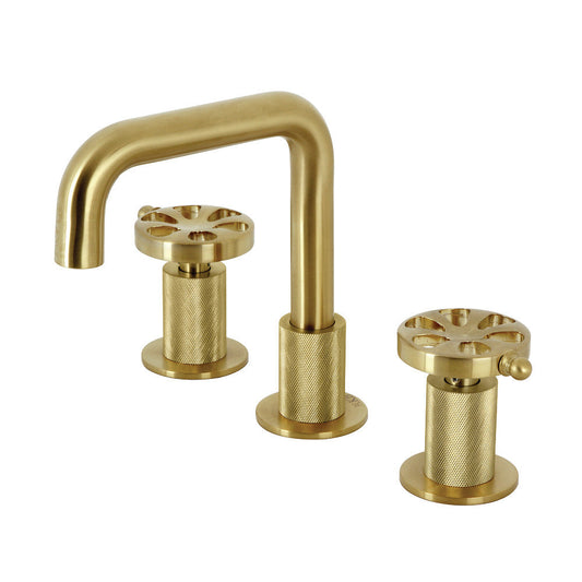 Belknap Widespread Bathroom Faucet in Brushed Brass
