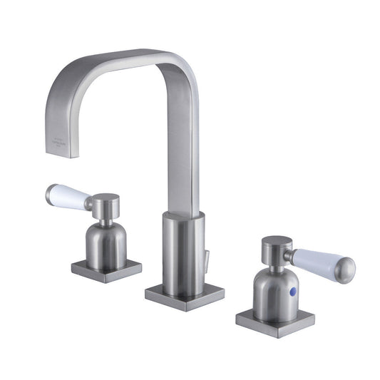 Paris Widespread Bathroom Faucet in Brushed Nickel
